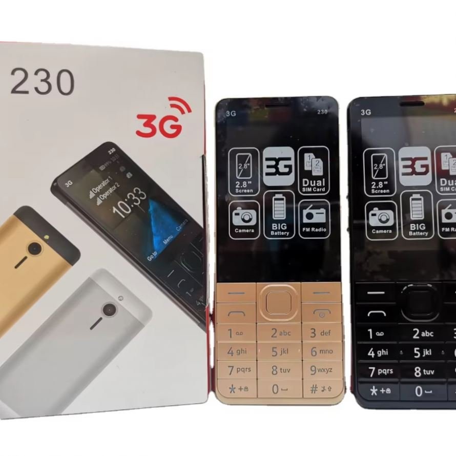 Best top quality 3G feature phone 2.8inch 230 for nokia 230 225 215